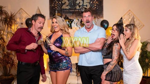 [Brazzers Exxtra] Scott Nails & Abby Rose New Year's Eve Pussy Crasher