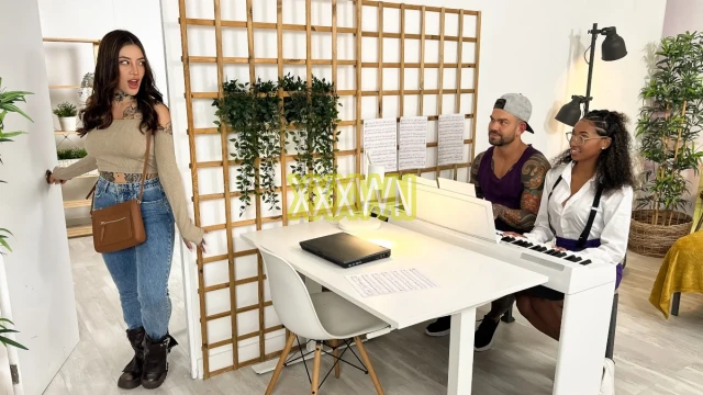 Crazy College GFs 2024 12 19 Fucking The Piano Tutor Barbie Rous, Juan Lucho