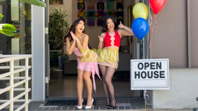 [House Humpers] Lulu Chu & Nicole Doshi Never Been With a Guy Before