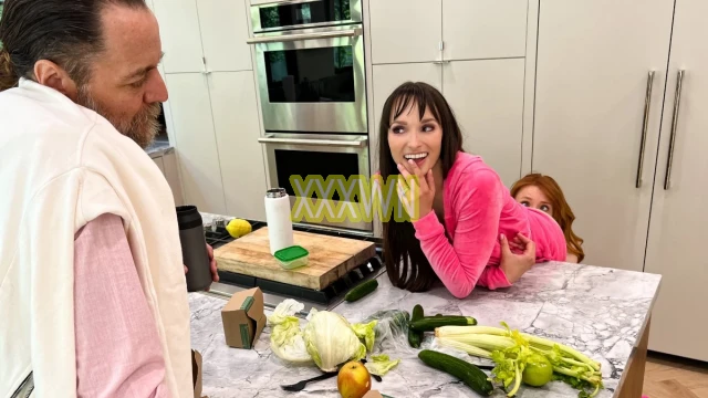 Reality Kings Short Love a Tossed Salad Bubble Butt, Sneaky, Red Head, Dress, Rk Shorts, Lesbian, Caucasian, Woman (20-29)