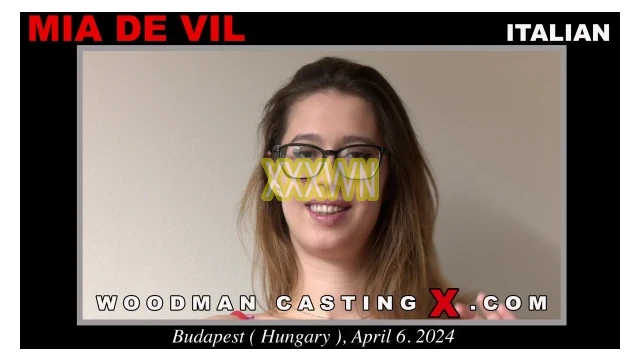 Woodman Casting X Mia De Vil Casting Perfect-body Dp Blowjob Adorable Anal Spanked